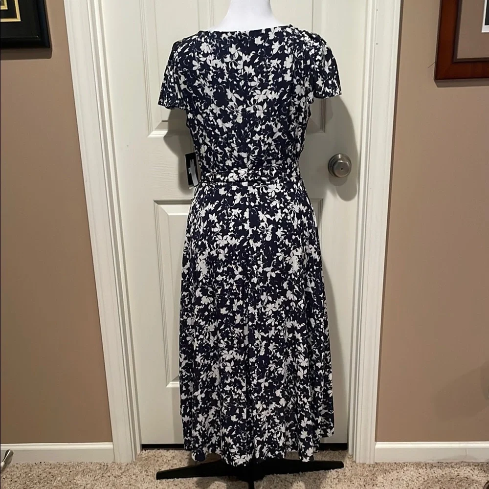 DKNY
Floral High Low Faux Wrap Dress Size 10 - Picture 2 of 10